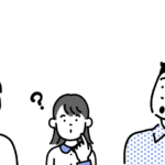 悩んでいる介護士３人組