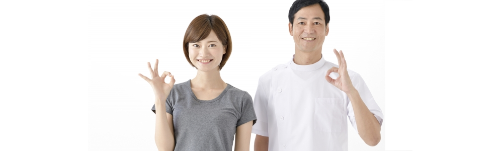 okサインをしている二人